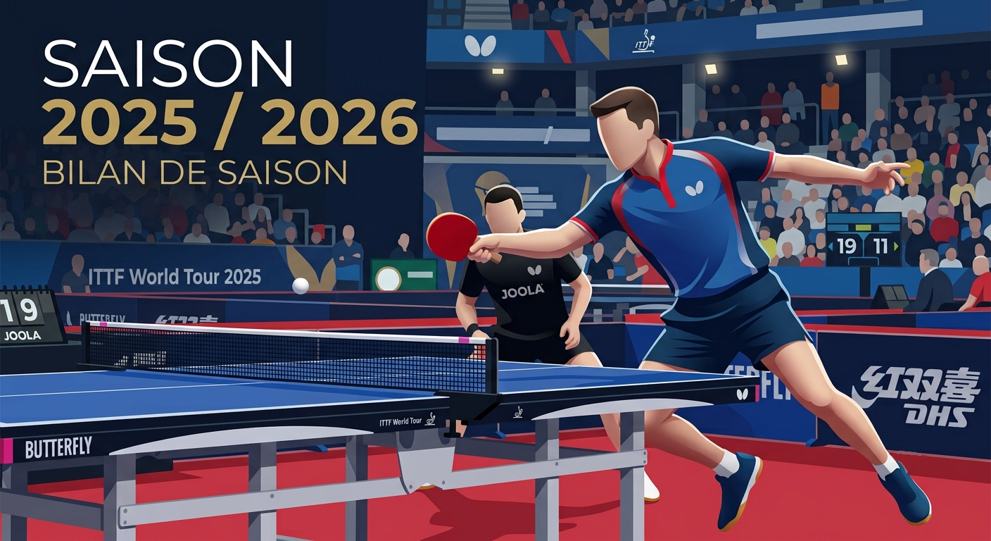 Illustration avec texte pour la fin de saison 2025/2026